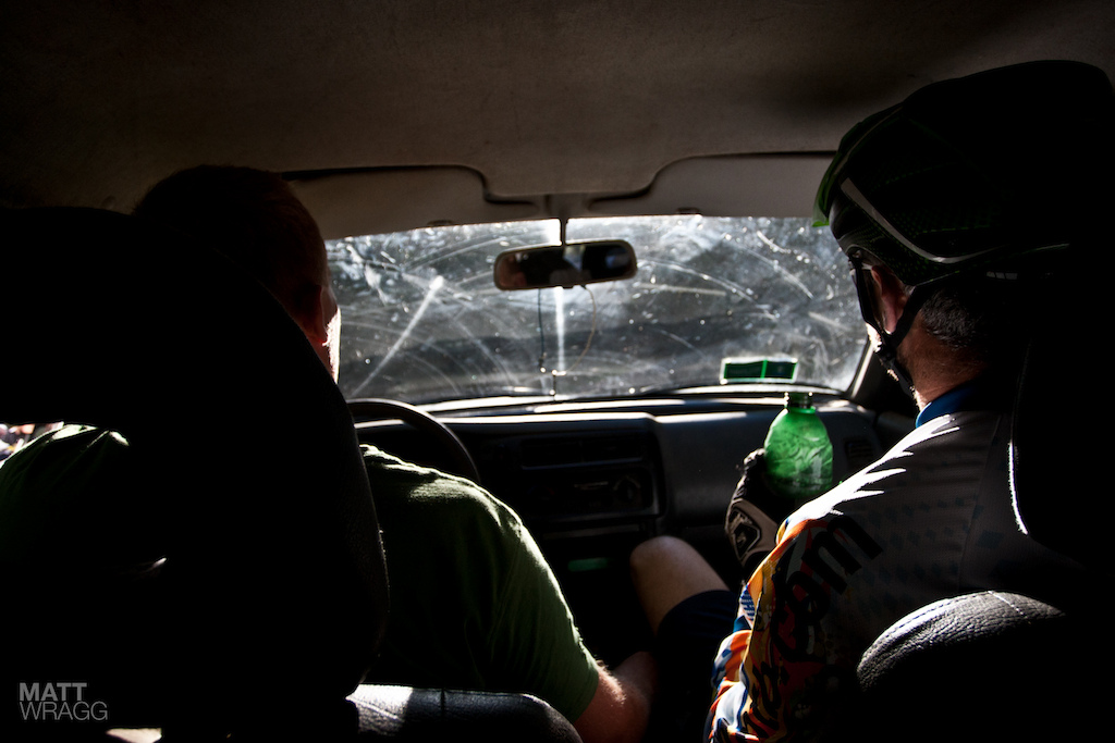 Driving up to PS2.