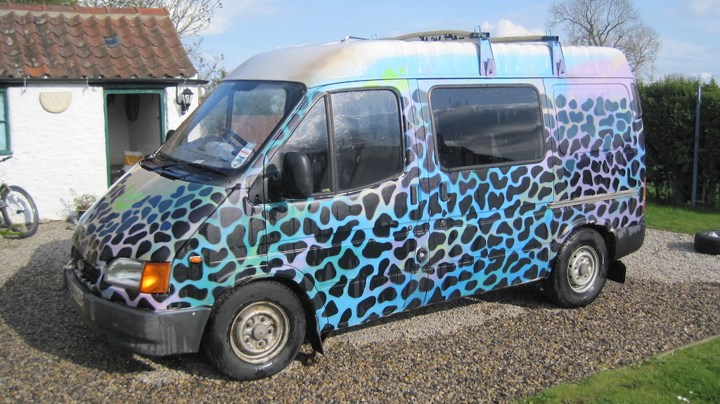 side view of van