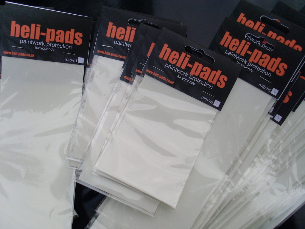 heli-pads custom optically clear  protection pads for your ride see other pics for product size and shapes