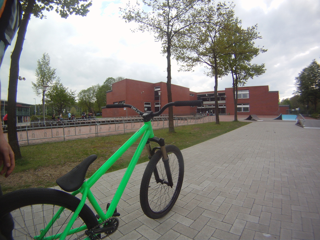 My almost finished bike , filmed with a gopro hero