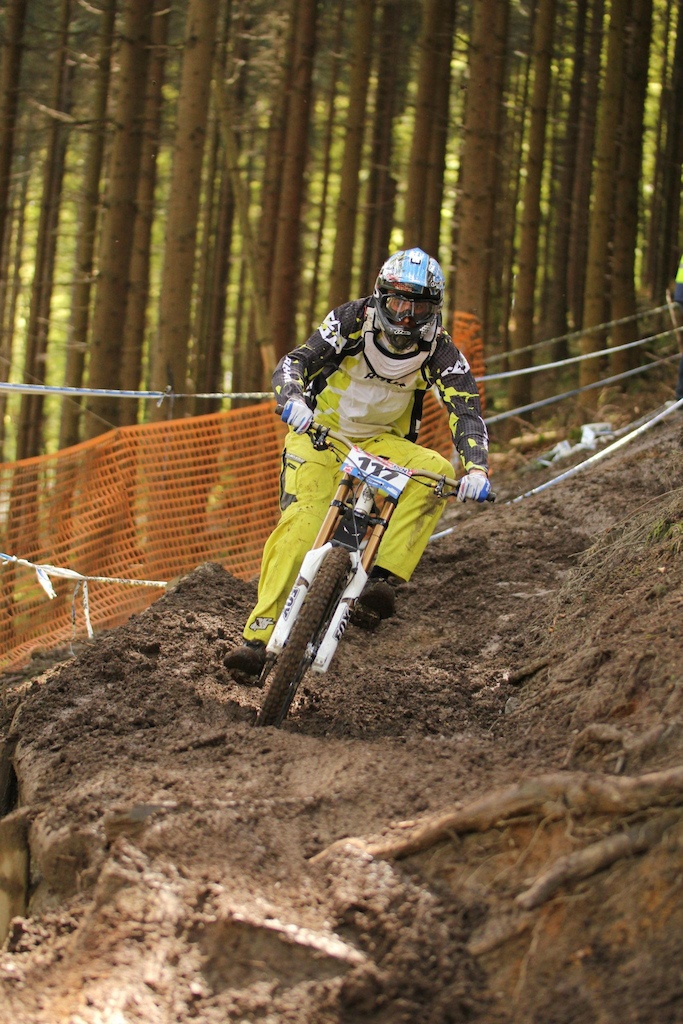 me riding the ixs dh track