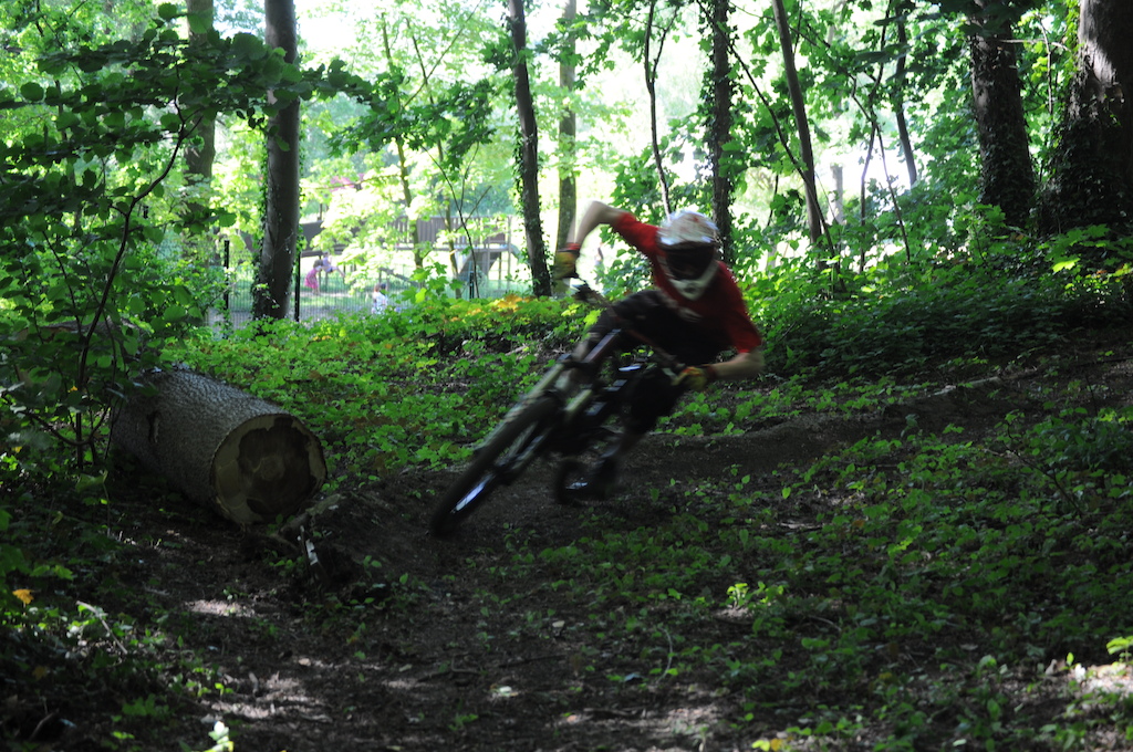 low berm on my own track