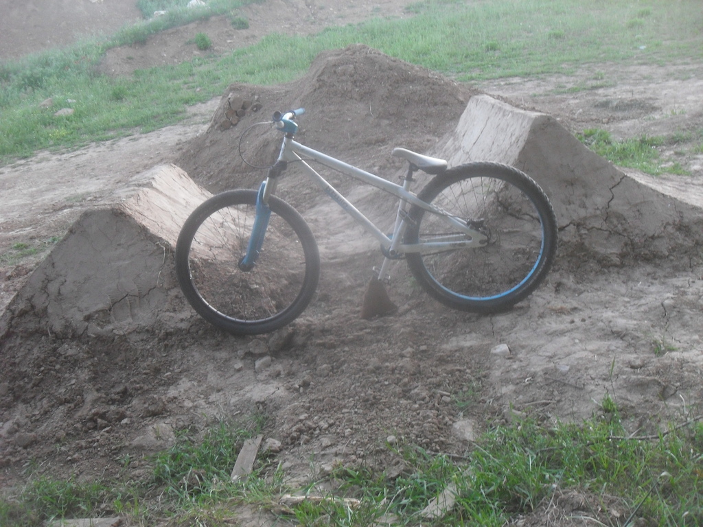 one of the dirt jumps at our trails we are building!