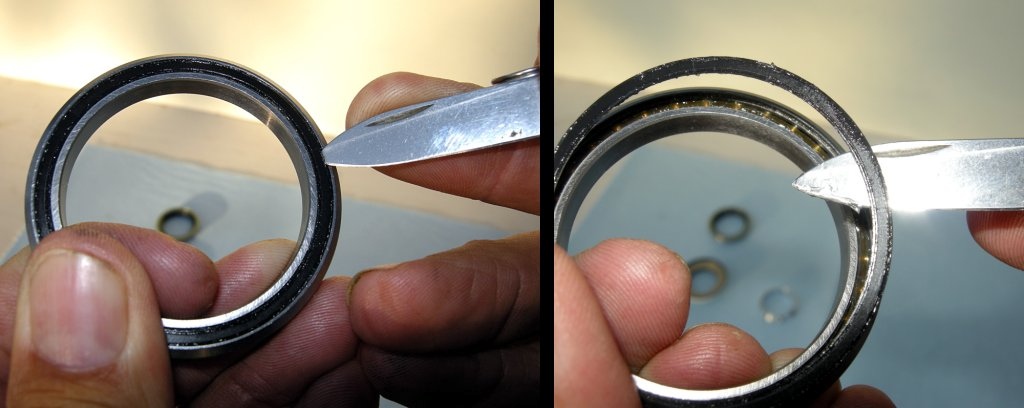 cleaning headset bearings