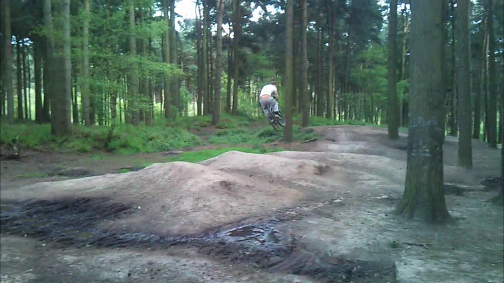 me ripping up the 4x on my second time riding :)