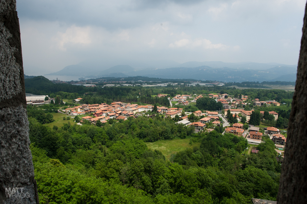The view from Pogno church.