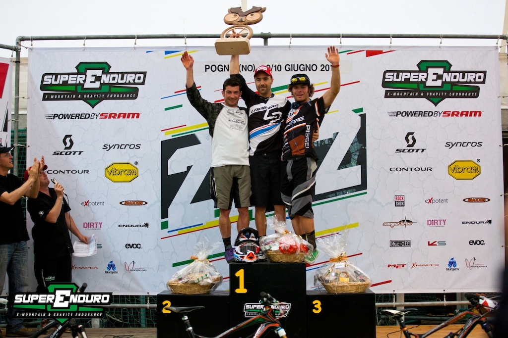 The Superenduro round#3 podium