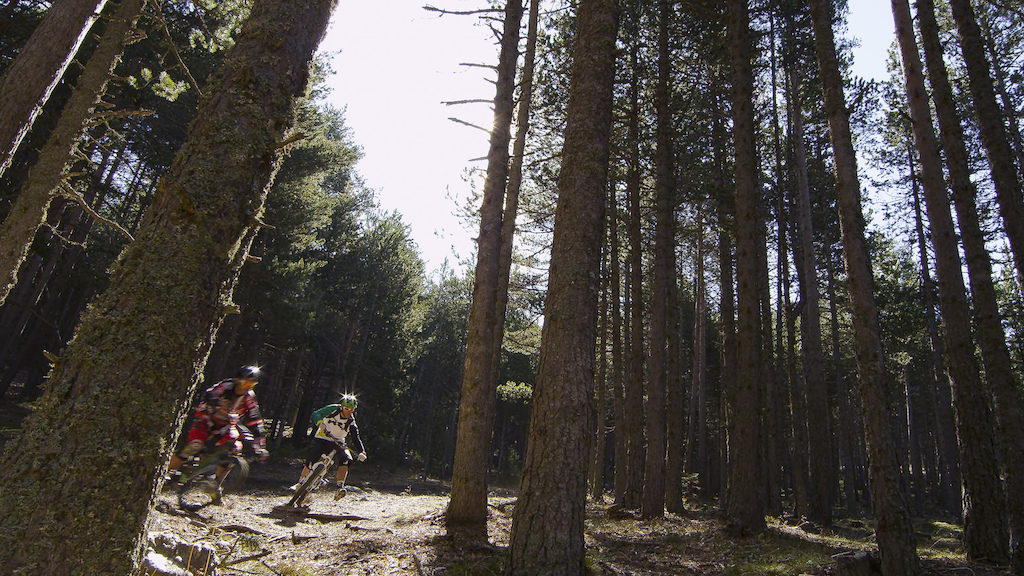 Fab and Cedric share "la vie MTB" in Ced's chosen land of terrain and trail.