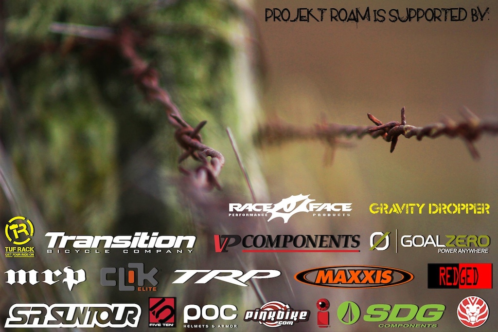 Projekt Roam 2012 sponsors. Check out more @ www.projektroam.com