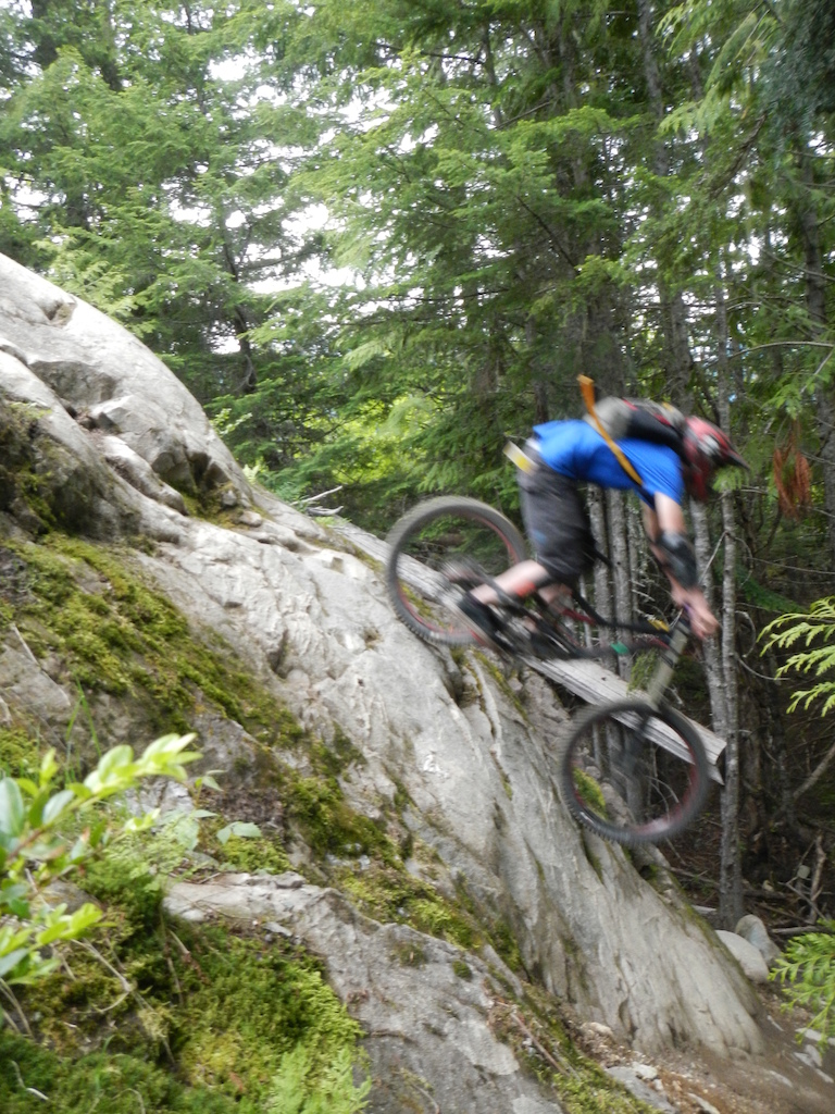 first time riding whistler :)