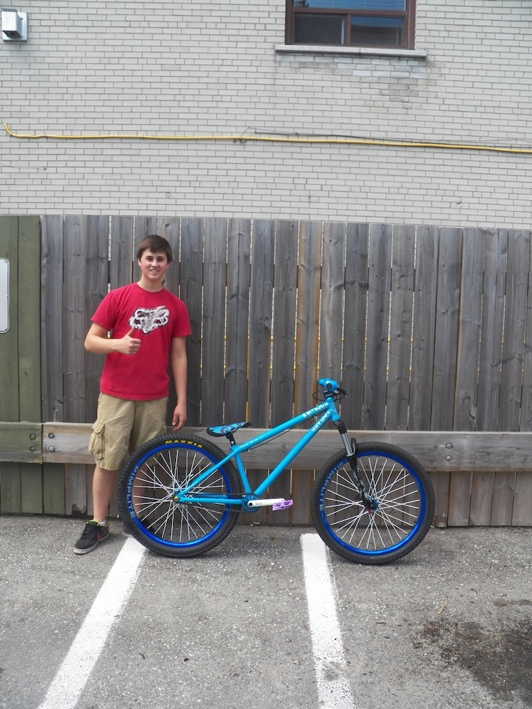 Matthew's New Custom Build NS Majesty Dirt. Frame Pedals grips and other parts purchased at ZM