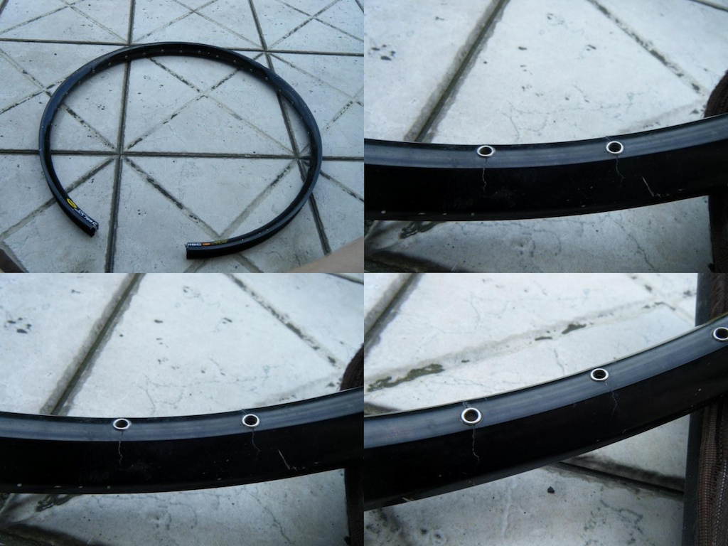 Buy Mavic they said, it will be strong they said.
Broken EX729. 32 cracks!