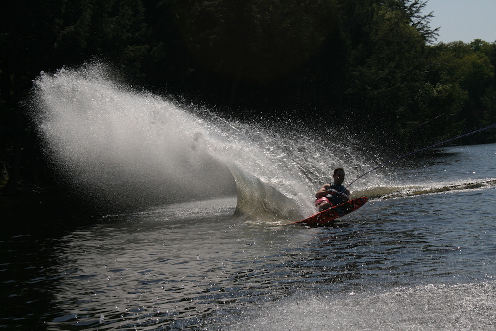 Shredding the lake