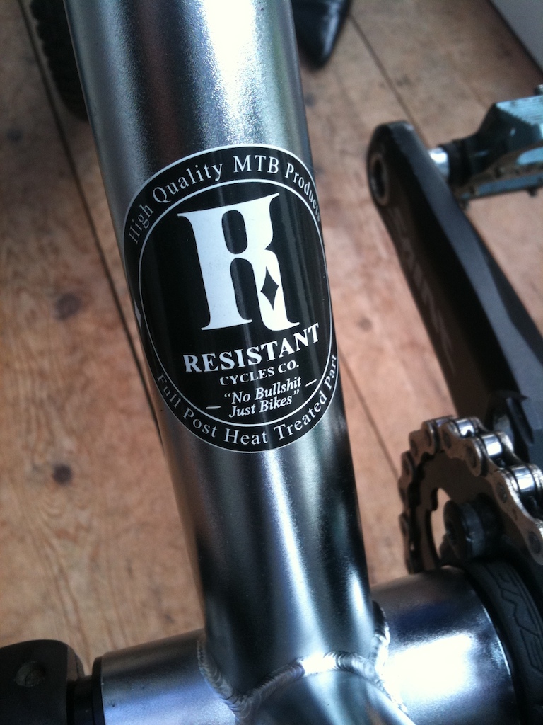 Resistant Cycles co.
NO BULLSHIT, JUST BIKES.