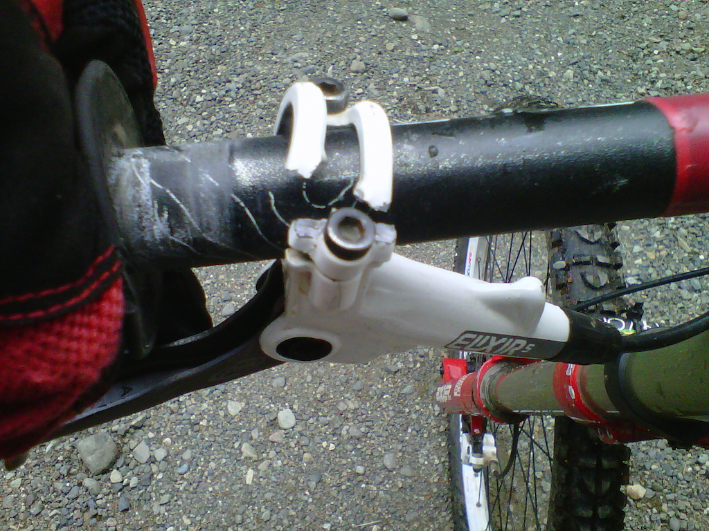 Well, I hit a tree. Also messed my elbow up preeeee bad :(