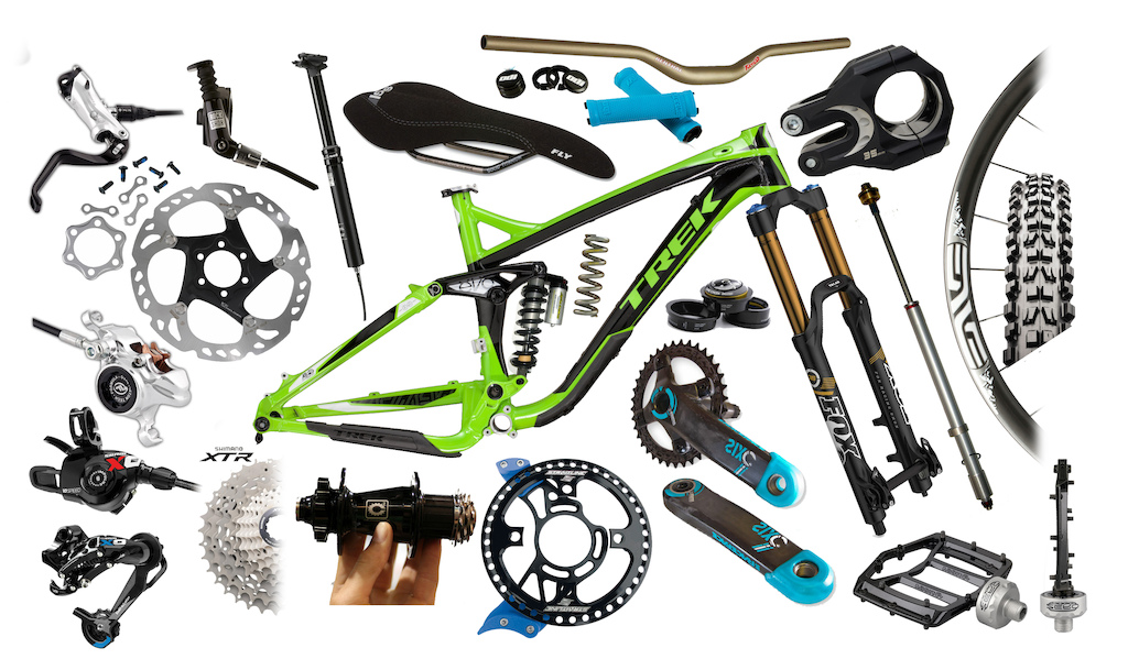 If I had 10 G's to build the ultimate enduro / mini dh bike. Avalanche shock w ti spring and fork cartridge upgrade. Enve carbon all mountain rims. Canfield bro's hub with 9 tooth cog and a 36 tooth cassatte for the ultimate range. shimano ice tech rotors with formula the one dh pros.