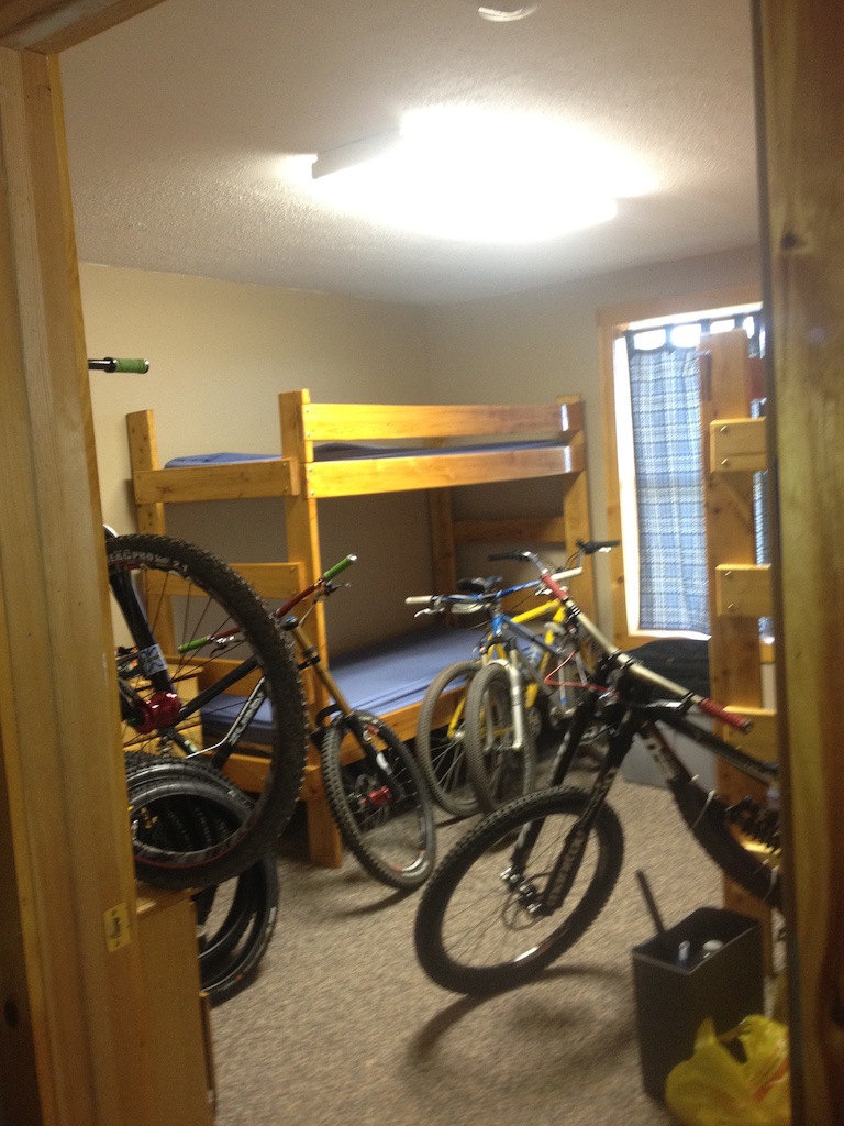 Little room filled with over 20k in bikes and gear!