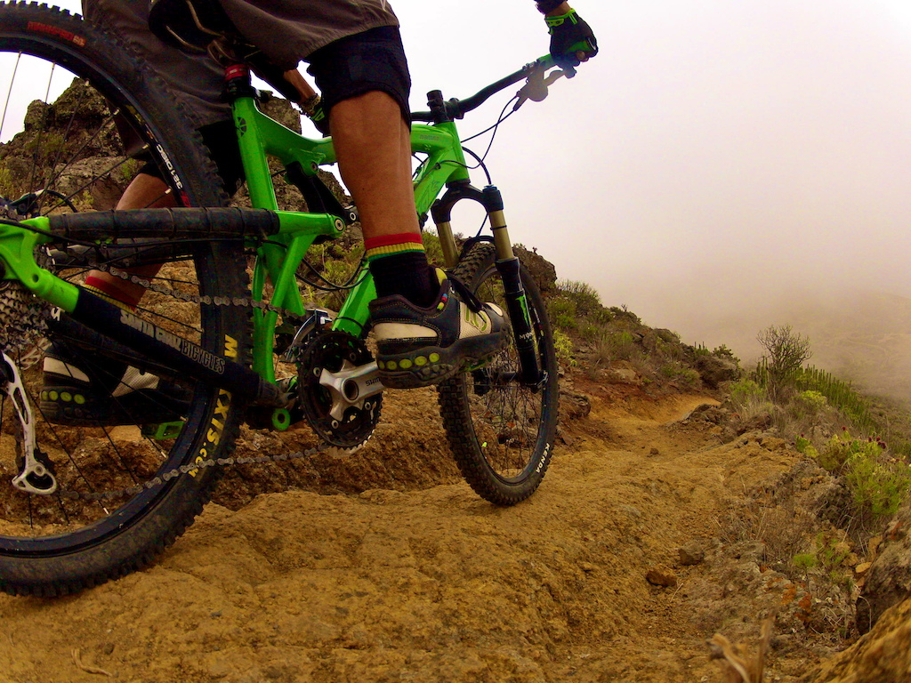 Enduro riding in the south of Tenerife
