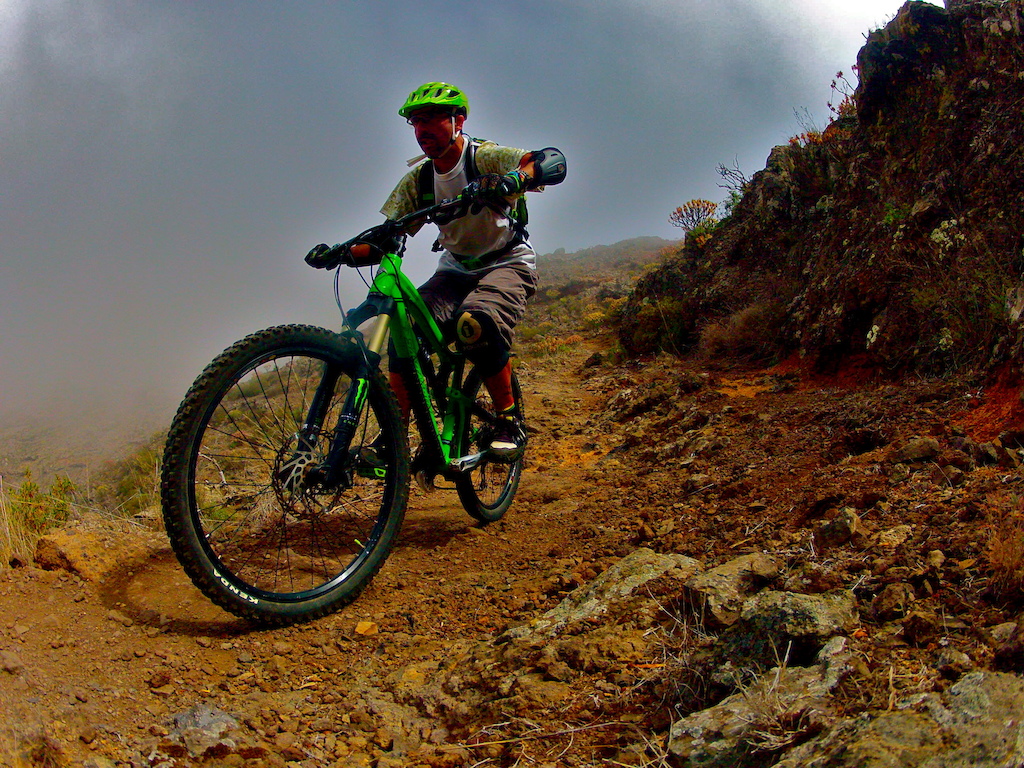 Enduro riding in the south of Tenerife