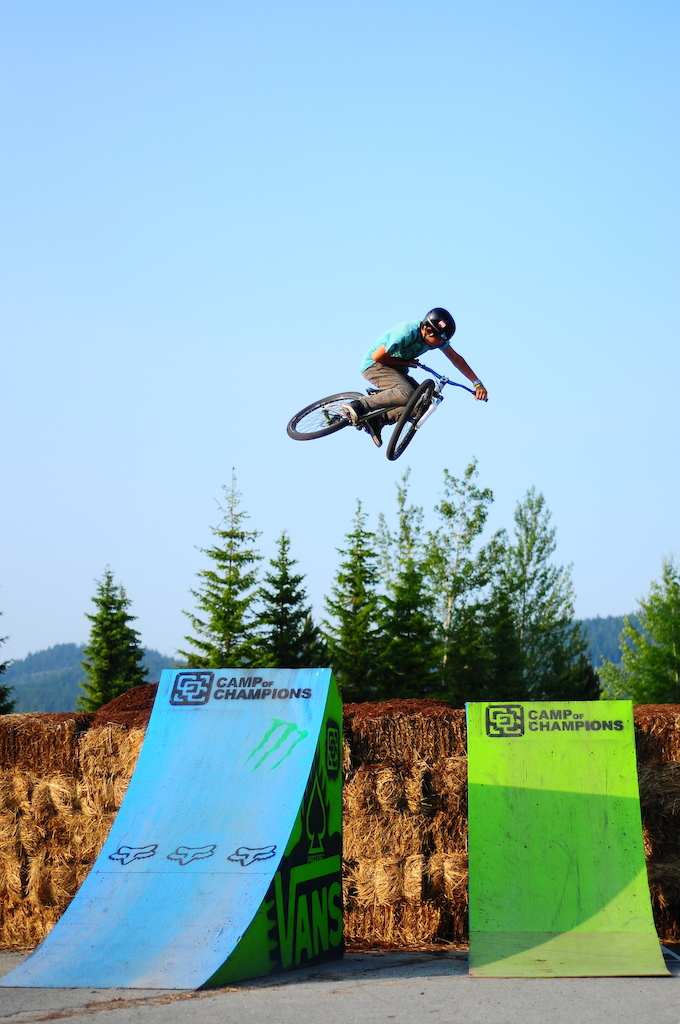 The Compound at The Camp of Champions, is our private training zone. It has a Big Air Bag a multitude of wood jumps, landings, jump lines, and an amazing mulch pit. Get coached by top pros like Justin Wyper, Brendan Howey, Jack Fogelquist, Mitch Chubey, Paul Genovese, Jarrett Moore, Reece Wallace, Wink Grant, Beth Parsons, Brett Tippie and many more ... This is where you want to be riding this summer.