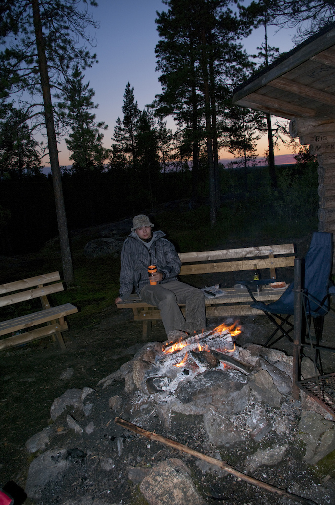 nothing was left of warm Finnish summer on the way back - it was all Polar cold