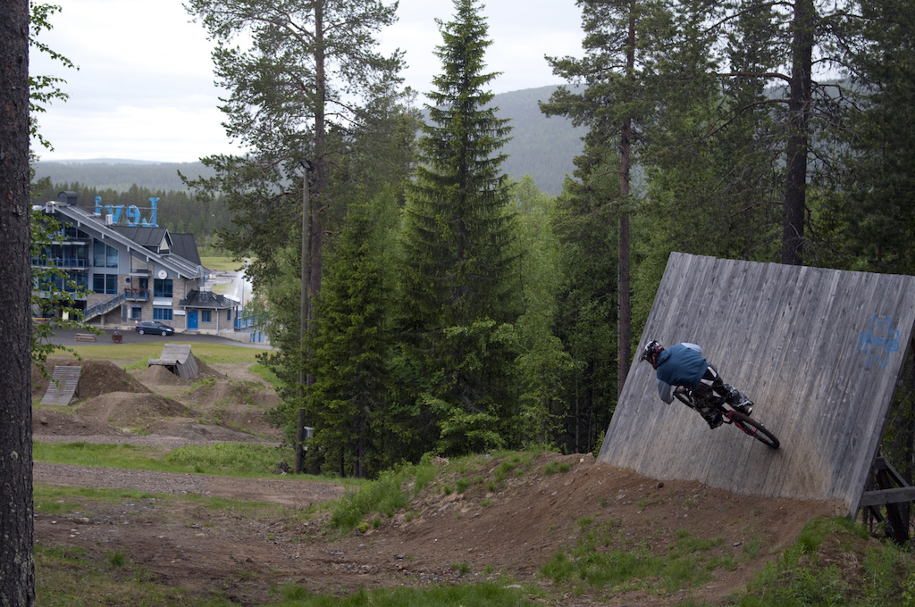 relaxed atmosphere at Levi Bike-Park