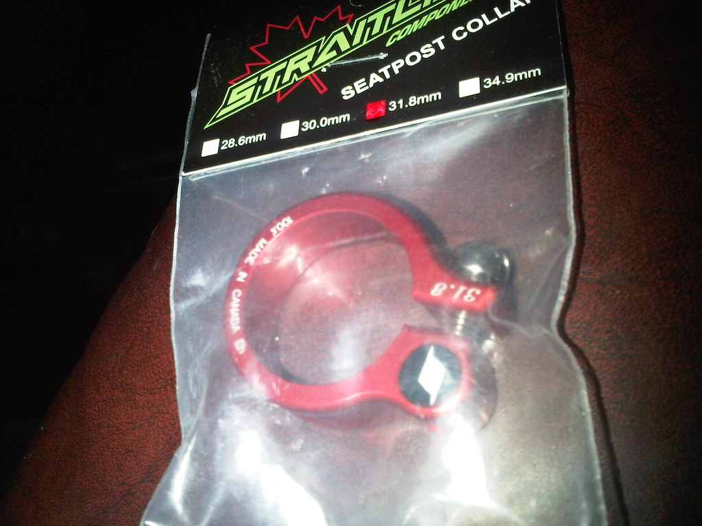 Straitline 31.8mm Seatpost Clamp - Red