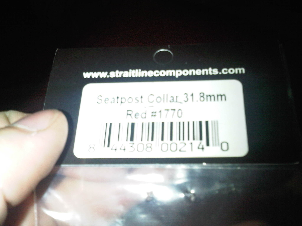 Straitline 31.8mm Seatpost Clamp - Red