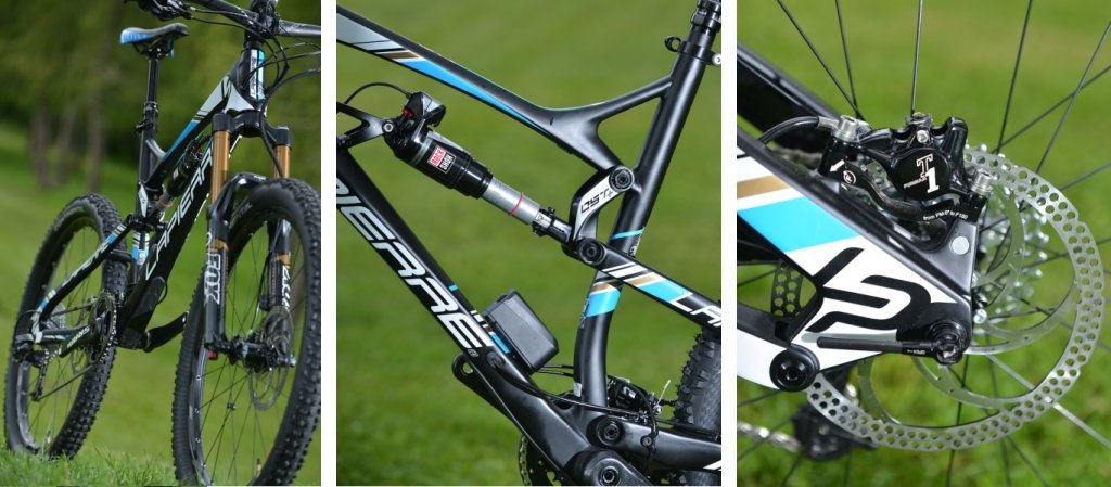 Lapierre 2013 Spicy frame details Fox 34 fork, e.i.Monarch shock and Formula The 1 brake