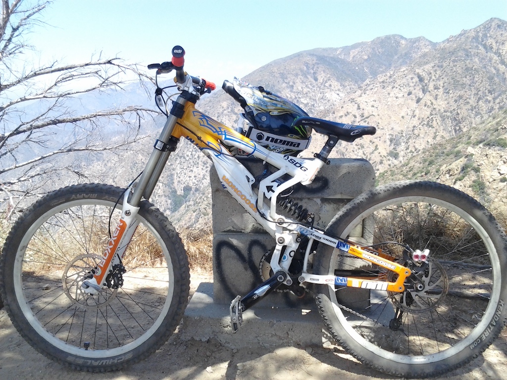 sunset ridge trai last section of a 2hr DH run on Mnt Wilson Aka JPL
