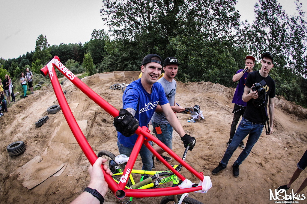 Pumptrack finals at Soundrive North Dirt Open 2012 in Kolibki Adventure Park in Gdynia, Poland
