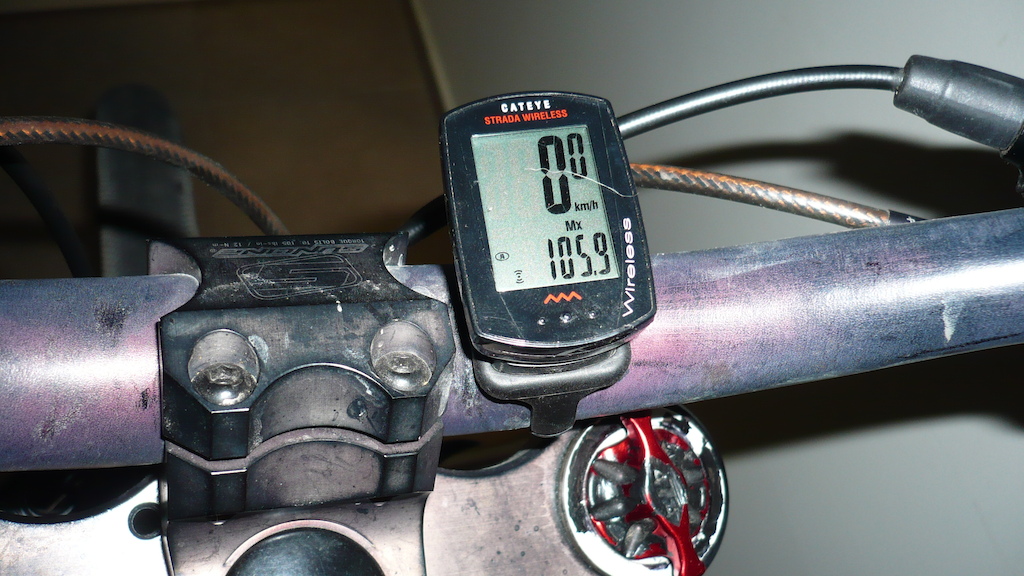 on a long and very steep paved road with a strong wind from my back i set my personal speed record