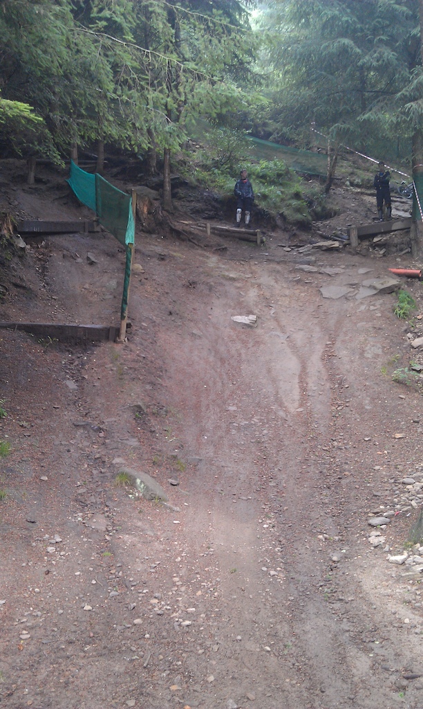 bottom section of hamsterley downhill route