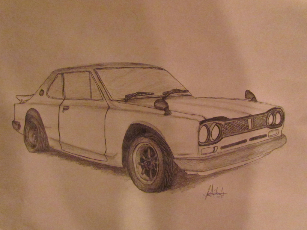 My drawing of a 1970 Nissan Skyline

NTS