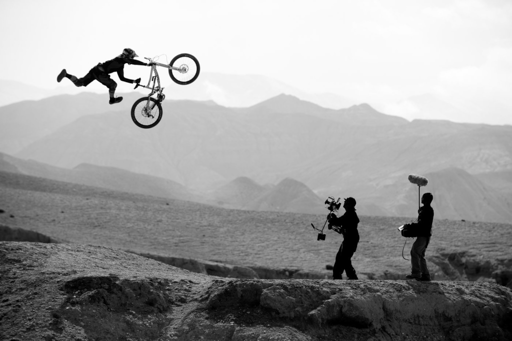 Air Time! filming for Where The Trail Ends