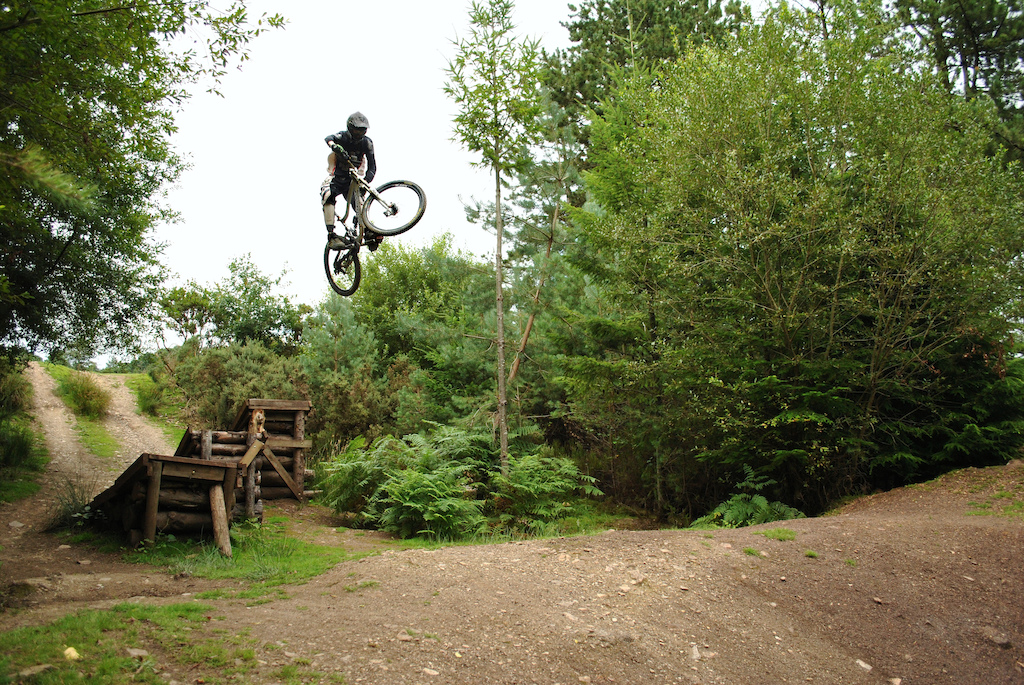 Going huge on the gorse jump