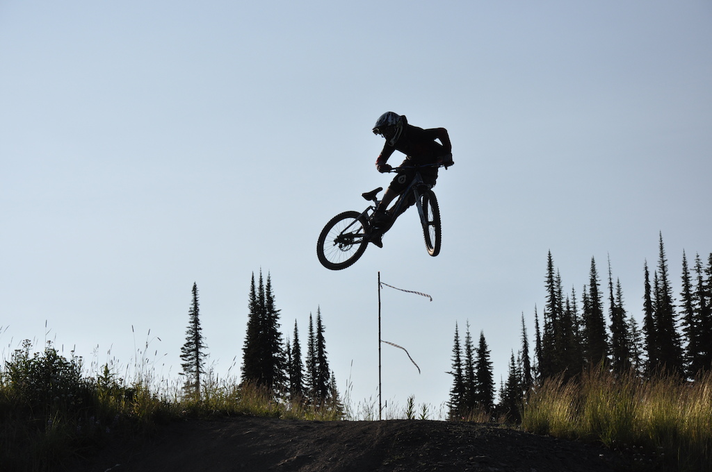Shredding gnar up at silverstar!