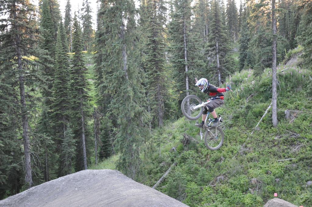 Shredding gnar up at silverstar!