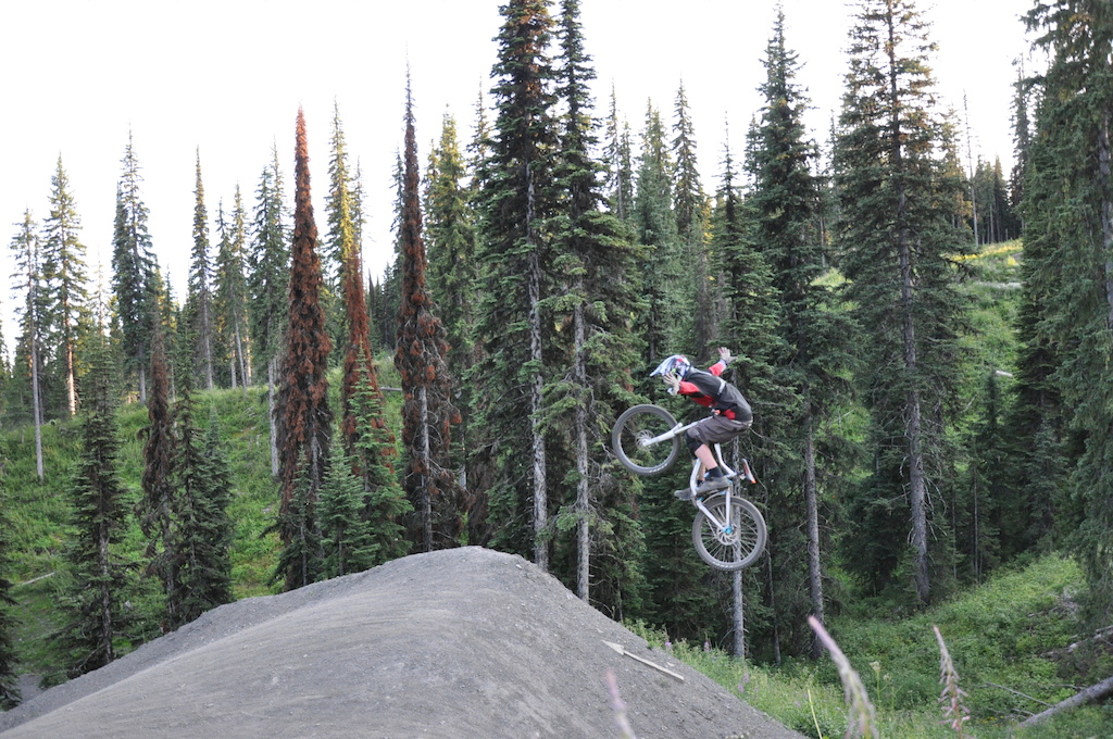 Shredding gnar up at silverstar!