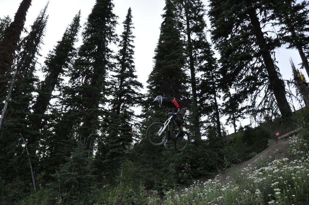 Shredding gnar up at silverstar!