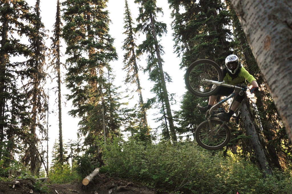 Shredding gnar up at silverstar!
