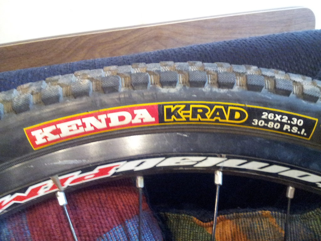 Kenda K-Rad 26x2.30 85% tread