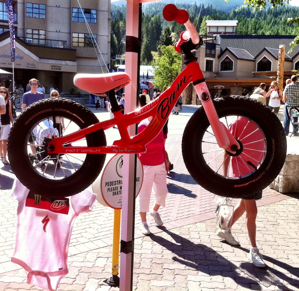 Sam Hill's son's first bike
