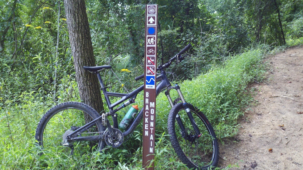 New bracken mountain trail system