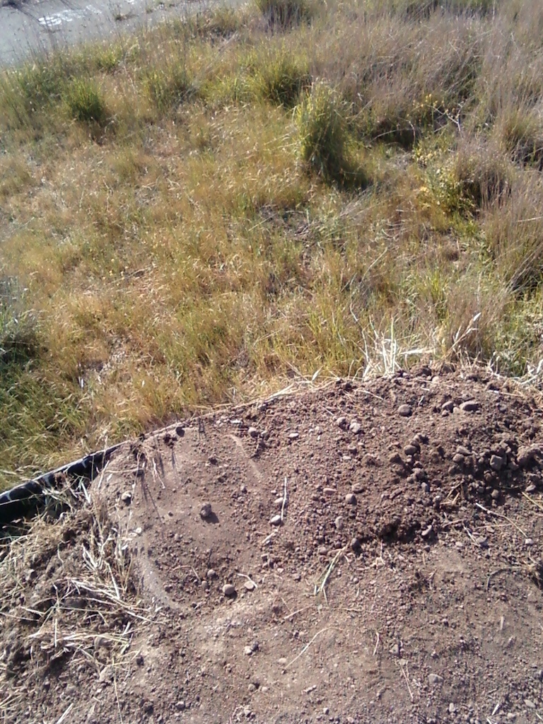 The lips of a 6.5 foot drop to flat that will be an option on the first phase DJ bunker