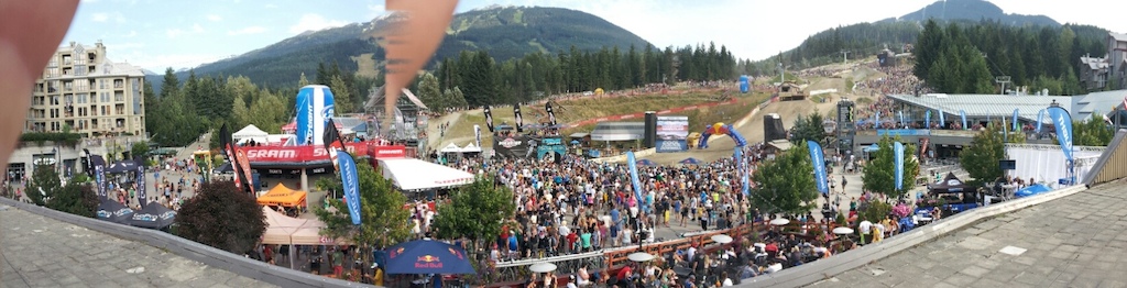 the view we had during crankworx. yes you should be jealous!
