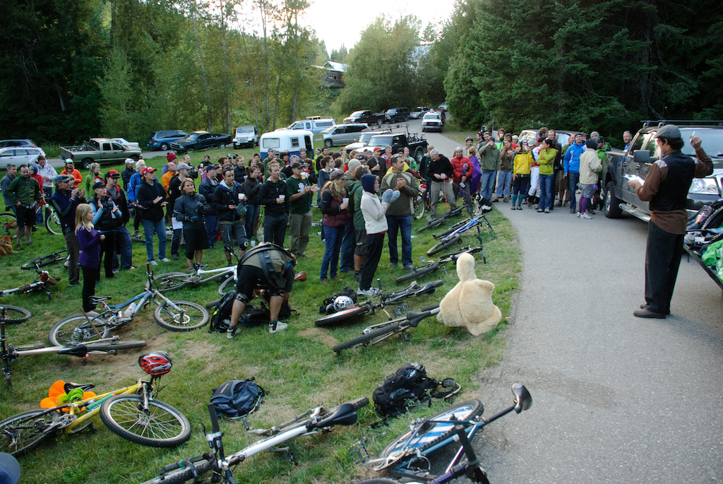 Seven Summits Poker Ride after party and awards. Going down Sept. 2 in Rossland, BC. Photo Vince Boothe