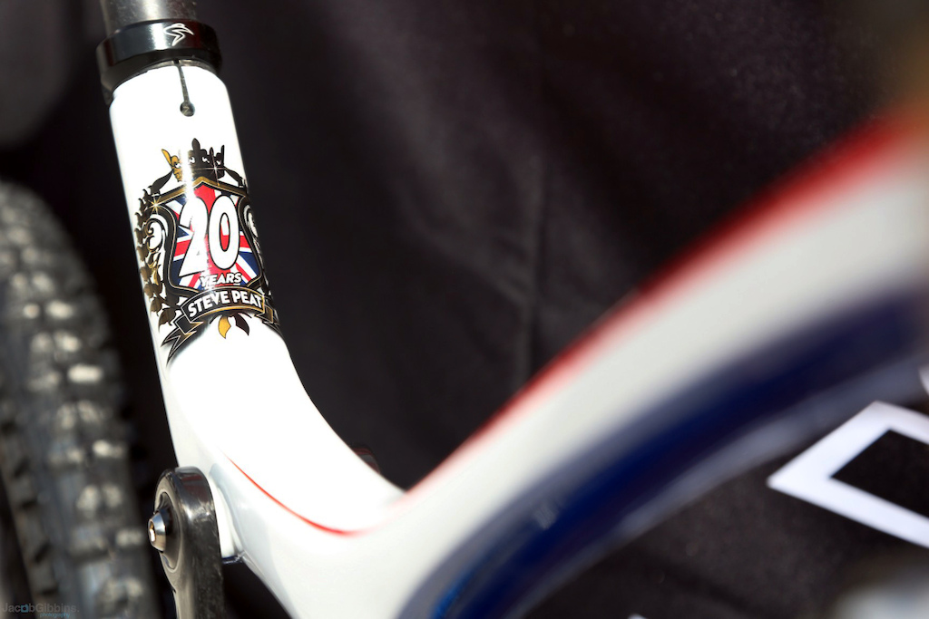 Steve Peat's 2012 World Champs bike - image by Jacob Gibbons