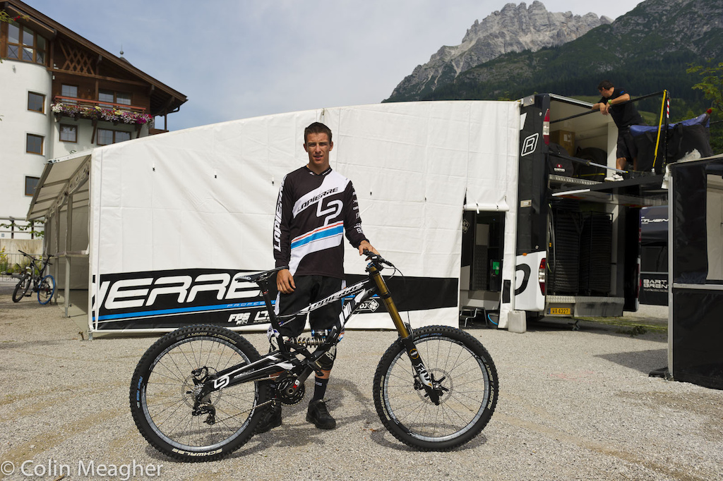 Blenky with his Worlds bike..
