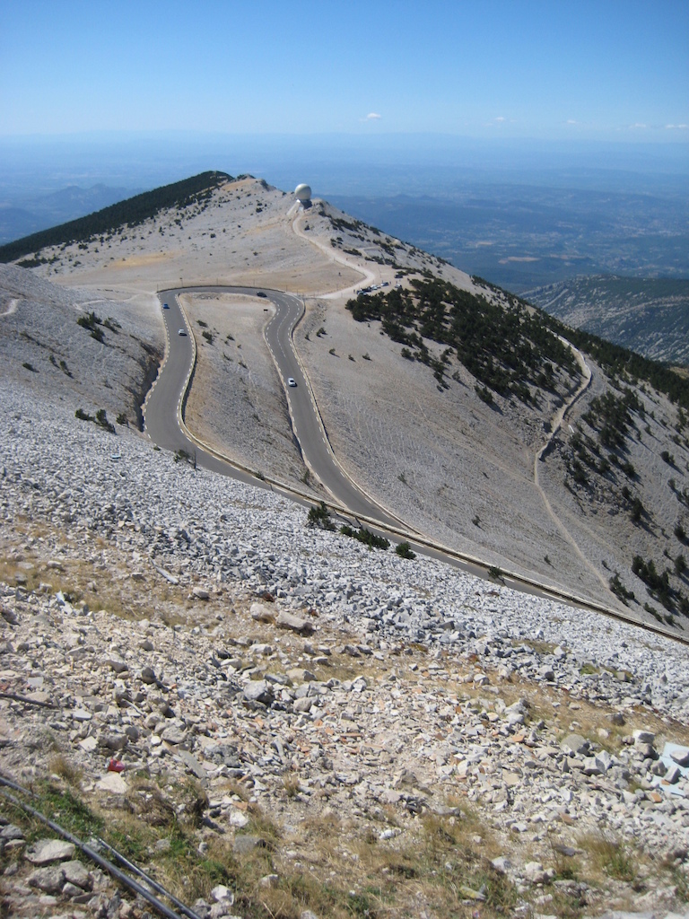 Descente du Mont Ventoux - Sommet